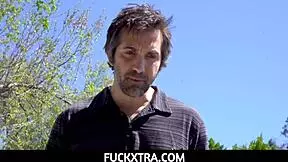 Petite Teen Squirts For Neighbor!