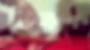 Fit ebony teen licks monster cock and cums