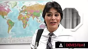 DevilsFilm - OMG I Fucked My Sexy Bratty Student Nicole Aria in Classroom