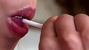 Feeling the passion as ana fey sucks