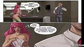 strawberry short cake hides dirty anal secret