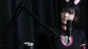 yummi paradise in sheer red costume masturbates easily