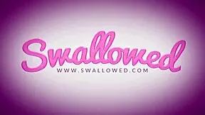 Hey, watch Evelyn and Arietta choke on this huge cock together!