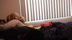 Teen Slut's Heart Races As She Sucks Tutor On Hidden Camera