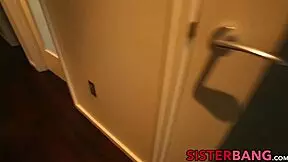 Petite stepsister says ride me hard on big cock