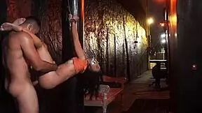 i'm screaming during my rough first time fuck, bound stiff and toughly in the scary dark