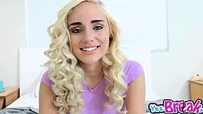 Naomi Woods sucks monster cock before pussy pounding.