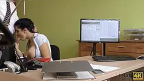 Loan4k Agent Can't Resist Teen's Body?