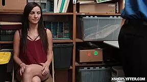 Jade Amber stripped in the office, then gave a deepthroat blowjob to the LP officer's big cock in doggystyle.