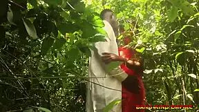 end of the world as ebony teen fucks reverend father in bush