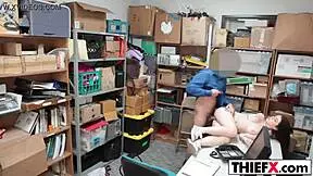 Teen burglar caught and forced to suck for freedom