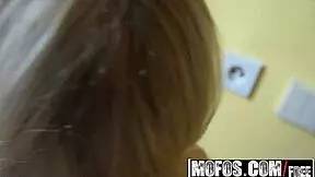 public pickups candy hot in silent library blowjob