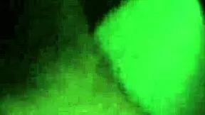 My cute petite girlfriend jerks off my friend's cock until he shoots his load.