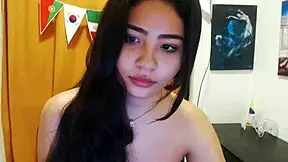 hermosa jovencita masturbates with big tits and ass