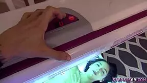 Old Redhead Teases Annoying Stepbro With Petite Blowjob