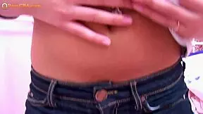 nastya teases big natural tits with dildo and vibrator