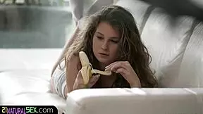 cute euro amateur riding lovers cock