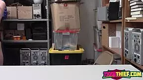 teen thief likes big cocks in her mouth