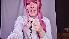 Cute Goddess Makima Teases With Toes!