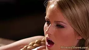 alluring stepmom gives teen oral pleasure 😍