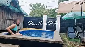 Wow, I Made My Horny Wifey Squirt Hard in a Public Pool!