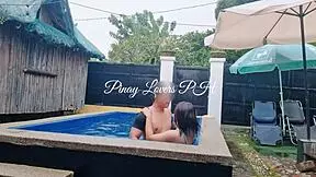 Wow, I Made My Horny Wifey Squirt Hard in a Public Pool!