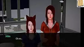 My new family with small tits and teen hentai.