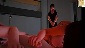 My new family with small tits and teen hentai.