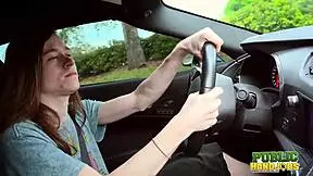 Blonde Odette Delacroix GIVES HANDJOB AUDITION In Public Park