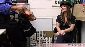 Mira Monroe's Tight Pussy Gets Lesson After Shoplifting 😏