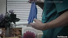 Petite Teen Feels Pain from Doctor's Monster Cock Fucking