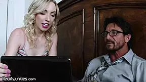 i caught my step-daddy jerking off to teen porn