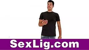 Naughty teen 18+ enjoys licking and facial fun