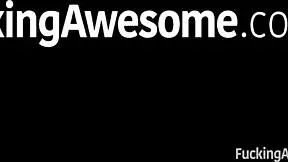 Young and naughty teen 18+ enjoys a lick and facial