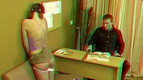 3D Porn: Teacher Ass-Fucks Shaved Teen Vlaska in Hardcore Punishment Scene