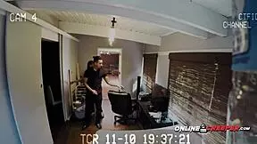 Oh, taped hottie takes bruno's big cock!