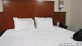 Realistic sex with an 18 years old amateur girl giving head in exchange for a cock