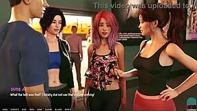 a o a academy 66 jenny showing off her hot body in college pov