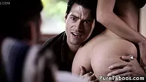 Stepdaughter babes humiliate their voyeur stepdad in this erotic full movie storyline