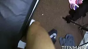 dude, barely legal sabrina banks is banging for cash, so tight!