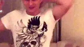 Sexy girl strips and sucks in lingerie 😍