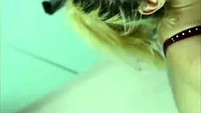 gave a blowjob to big cock in the kitchen as homemade teen 18+ blonde amateur sucking