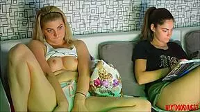 Are you watching me, blonde Lulacum69, masturbate nude on webcam for my horny roommate?