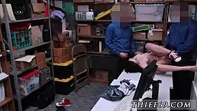 Virgin suspect apprehended by police, gives blowjob at work.