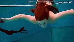 Underwater Mermaid Vesta, a Horny Teen, Swims in Bikini Bliss