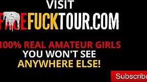 Teen with ruined makeup after sloppy session