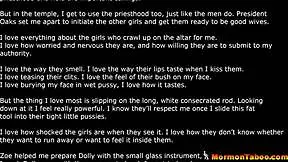 Fetish mormon lesbian teen 18+ dildo lessons 😈