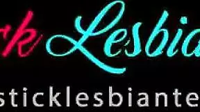 Strapon lesbian sex with hot teen babes fingering and masturbating