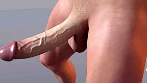 Huge White Dick Bounces In Anime Hentai Shock!