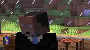 Minecraft love affair with Spiderman